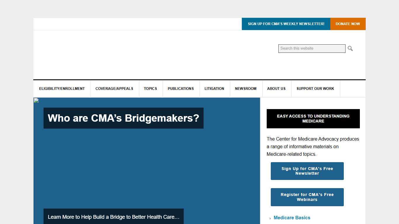 Center for Medicare Advocacy - Advancing Access to Medicare and Healthcare